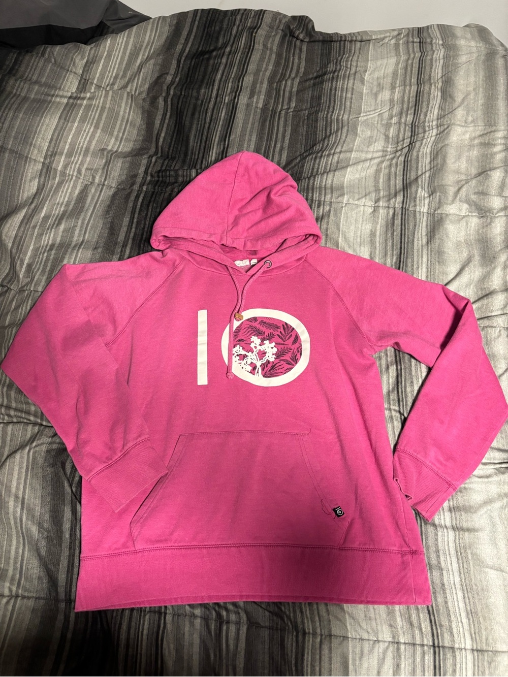 tentree Pink Hooded Pullover Sweatshirt